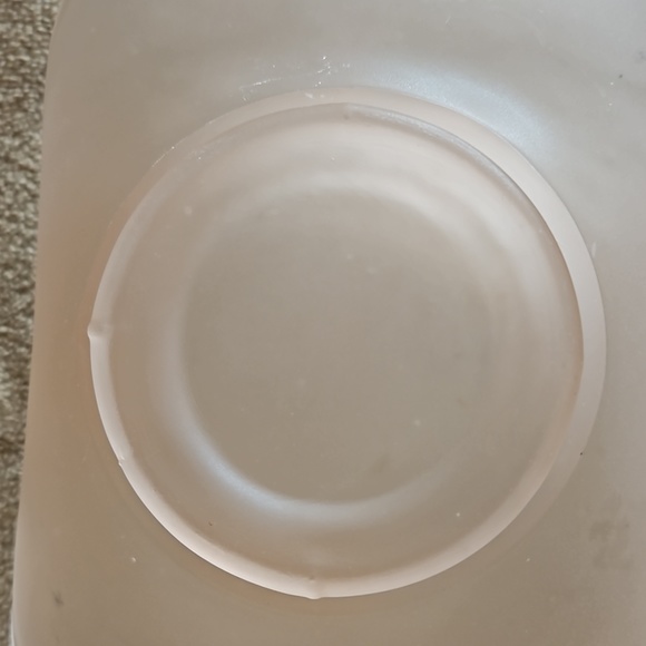 Vintage Pink Satin Lancaster Depression Glass Tray Two Handles T12 - Picture 6 of 7